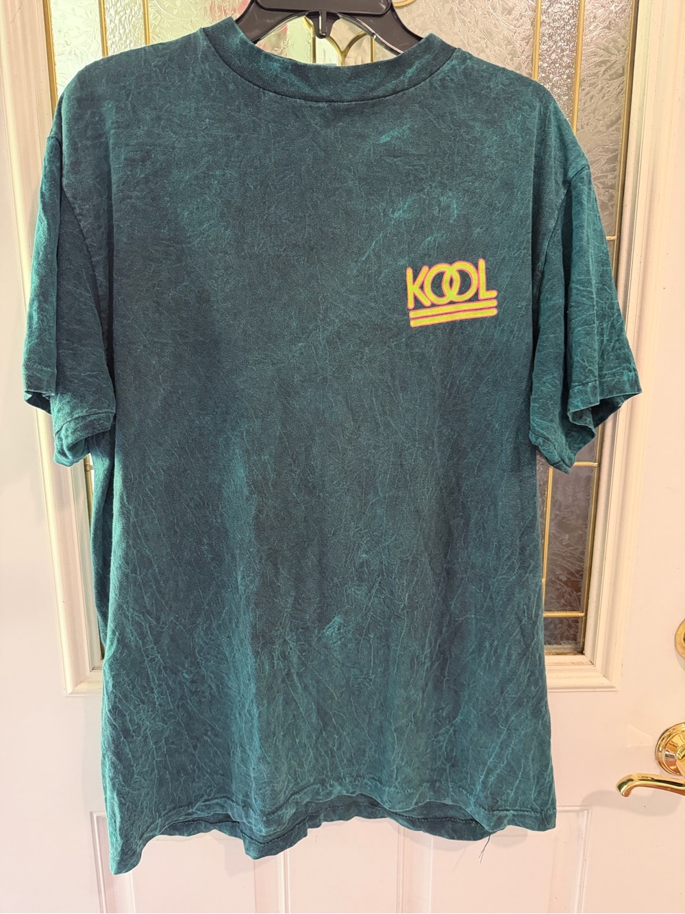 Kool Cigarettes Vintage Teal Short-Sleeve Men's Shirt